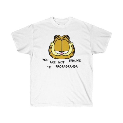 Garfield You Are Not Immune To Propaganda Unisex Ultra Cotton Tee Shirt