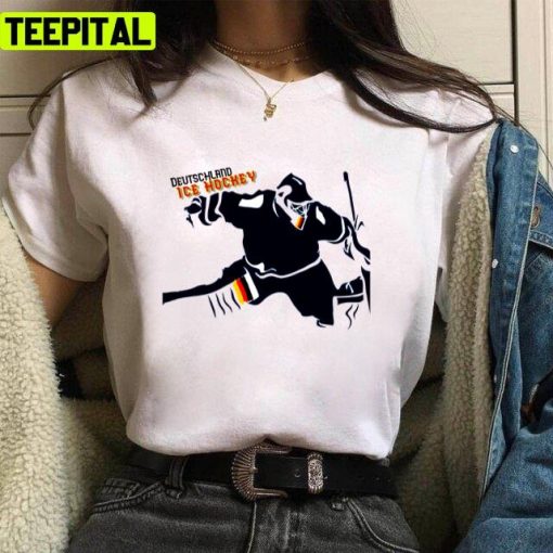 Germany Ice Hockey Goalie Junior Stanley Cup Finals Unisex T-Shirt