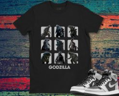 Godzilla Moods Box Up Funny King Of The Monsters Unisex T-Shirt