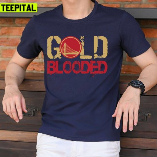 Gold Blooded Warriors Illustration Unisex T-Shirt