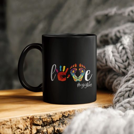 Grandmother Feet Love Gigi Life Ceramic Coffee Mug