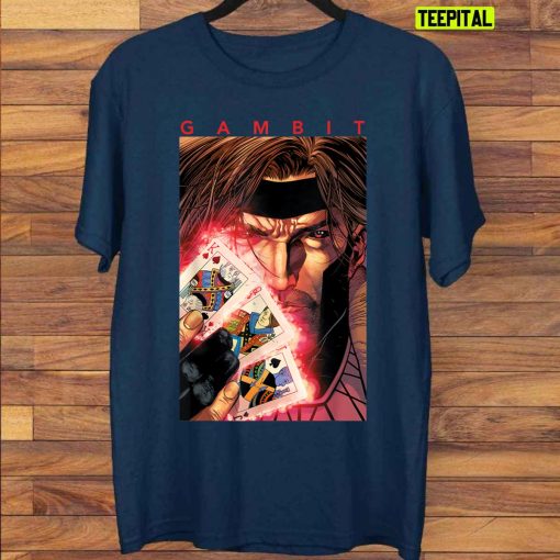 Graphic X-Men Gambi Glowing Cards Unisex T-Shirt