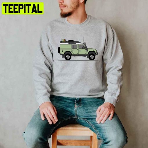 Green Defender 110 Offroad Jeep Unisex T-Shirt