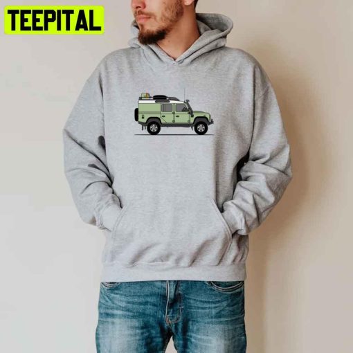 Green Defender 110 Offroad Jeep Unisex T-Shirt