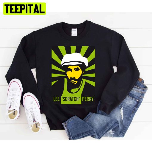 Green Retro Lee Perry Unisex T-Shirt