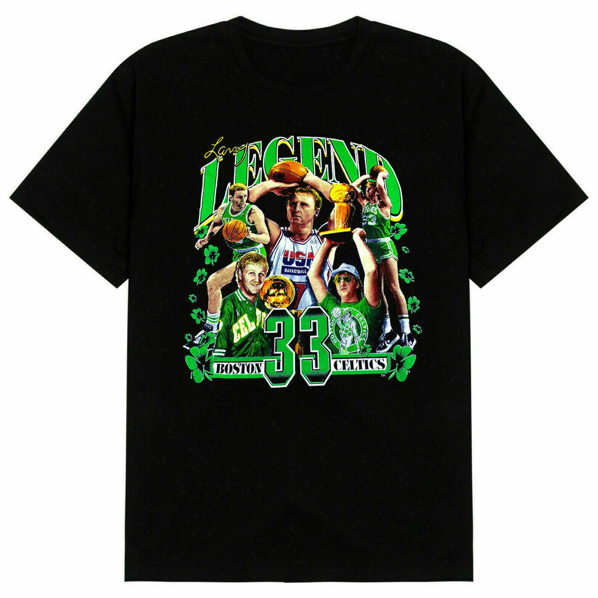 Green Style 33 Legend Boston Celtics Basketball Unisex T-Shirt