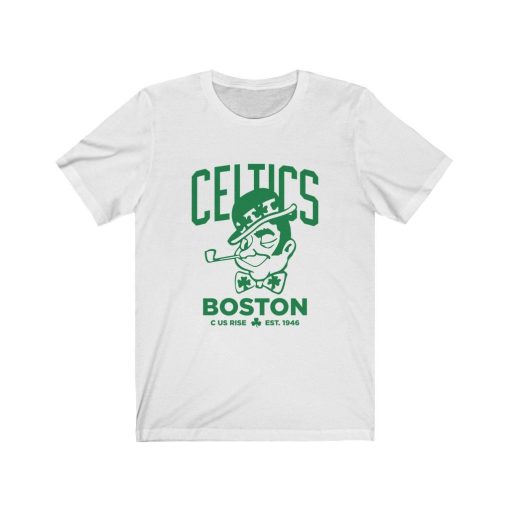 Green Style C Us Rise Est 1946 Boston Celtics Basketball Unisex T-Shirt