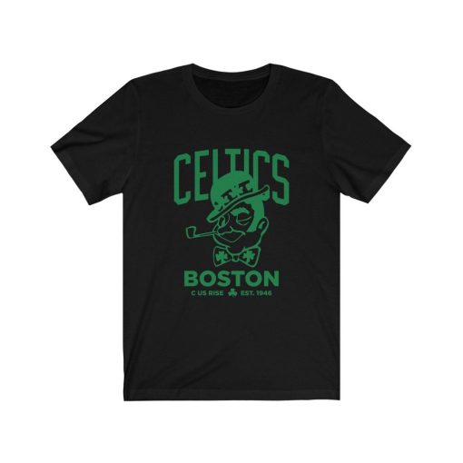 Green Style C Us Rise Est 1946 Boston Celtics Basketball Unisex T-Shirt