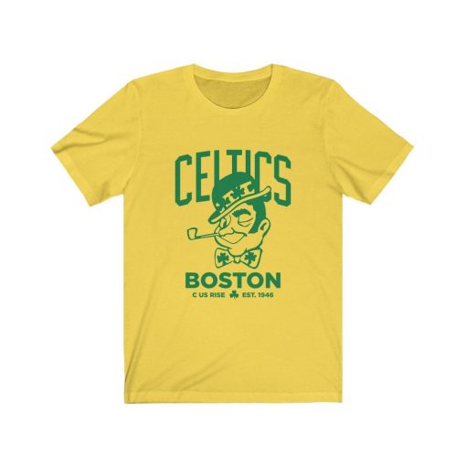 Green Style C Us Rise Est 1946 Boston Celtics Basketball Unisex T-Shirt