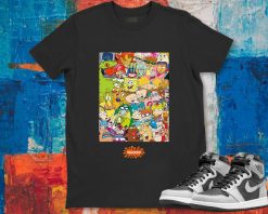 Group Shot Center Square All 90s Characters Unisex Gift T-Shirt