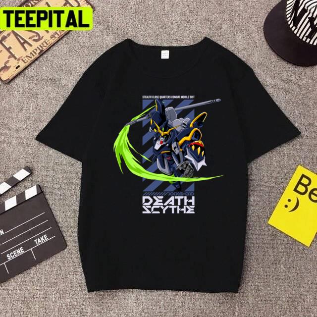 Gundam Deathscythe Retro Comic Unisex T-Shirt