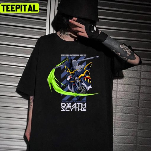 Gundam Deathscythe Retro Comic Unisex T-Shirt