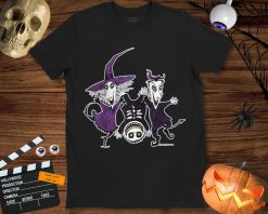 Halloween Nightmare Before Christmas Raglan Baseball Unisex Gift T-Shirt