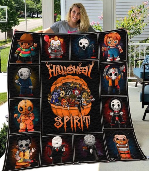 Halloween Spirit Quilt Blanket Great