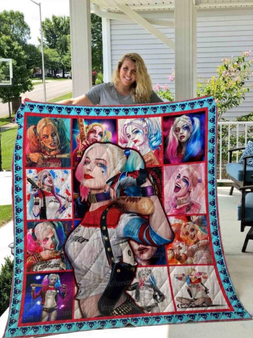 Harley Quinn Quilt Blanket