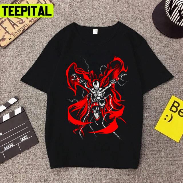 Hell Spawn Retro Anime Illustration Unisex T-Shirt