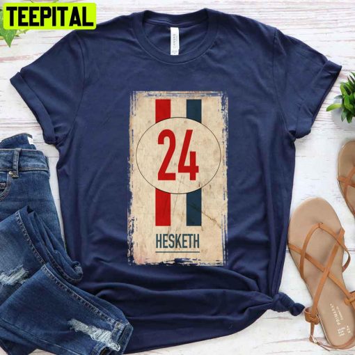 Hesketh Racing Iconic James Hunt Number Unisex T-Shirt