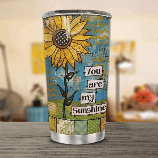 Hippie Sunflower Stainless Steel Cup