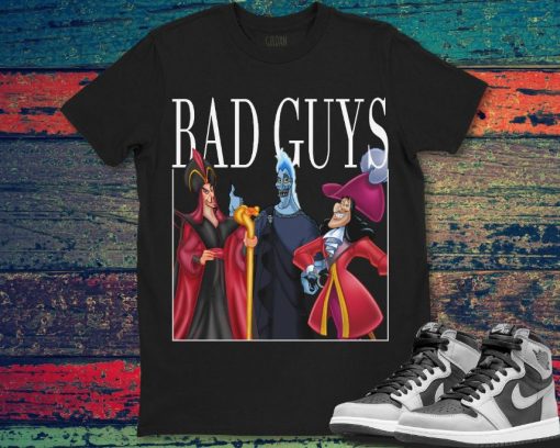 Hook Hades Jafar Bad Guys Disney Unisex Gift T-Shirt