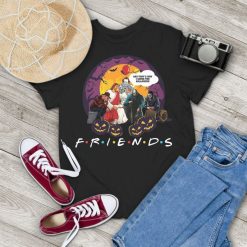 Horror Movie Characters And Jesus That’s How I Saved Halloween Vintage T-Shirt