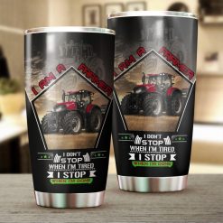 I Am A Farmer Stainless Steel Cup