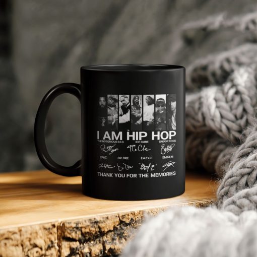 I Am Hip Hop Famous Rapper Signatures Ceramic Coffee Mug