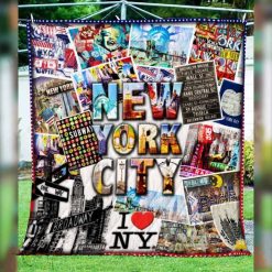 I Love New York City Quilt Blanket