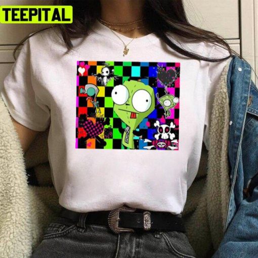 Invader Zim Scenecore Emo Myspace Cyber Edit Unisex T-Shirt