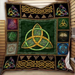 Irish Celtic Quilt Blanket