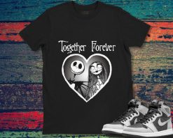 Jack Skellington And Sally Together The Nightmare Before Christmas Unisex Gift T-Shirt