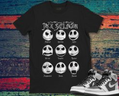 Jack Skellington Disney The Nightmare Before Christmas Emotional Graphic Unisex Gift T-Shirt