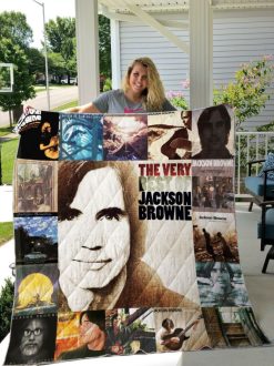 Jackson Browne Albums Quilt Blanket