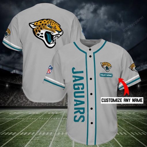 Jacksonville Jaguars Personalized Baseball Jersey Shirt 174