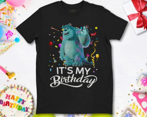 James P Sullivan Monsters Its My Birthday Holiday Birthday Party Shirt