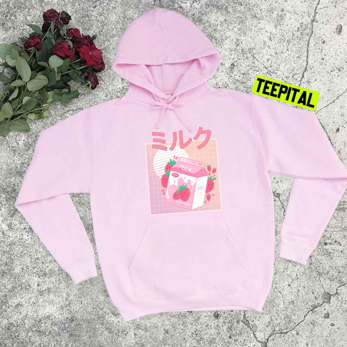 Japanese strawberry milk on sale sweater