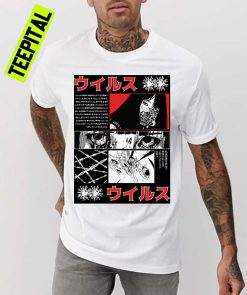 Japanese Vaporwave Cyberpunk Graphic Desing Unisex T-Shirt