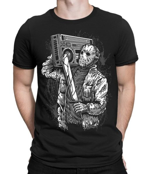 Jason Voorhees with Boombox T-Shirt