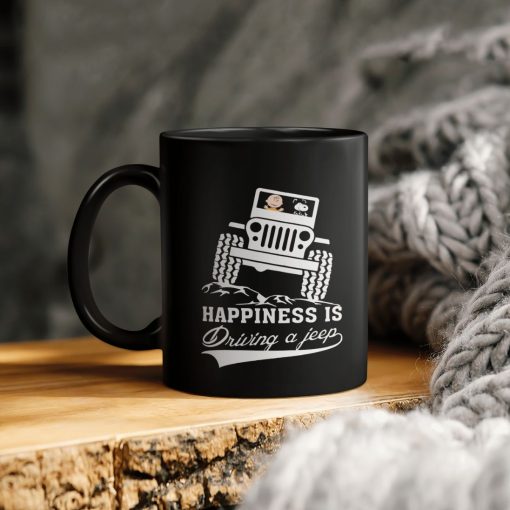 Jeep Lover Happiness Is Driving A Jeep Ceramic Coffee Mug