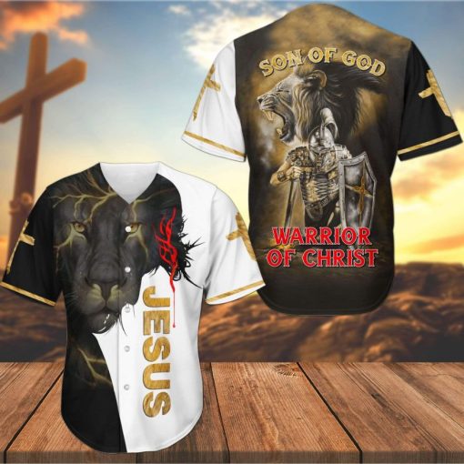 Jesus Son Of Gof And Warrior Of Christ 3d Personalized 3d Baseball Jersey va