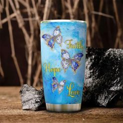 Jewelry Butterfly Faith Stainless Steel Cup