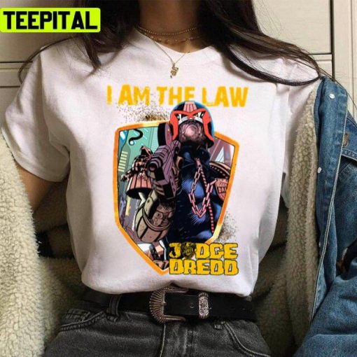 Jodge Dredd I Am The Law Design Unisex T-Shirt