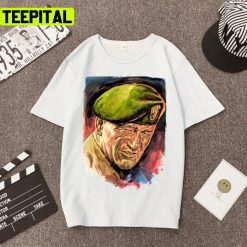 John Wayne Green Berets Movie Retro Art Unisex T-Shirt