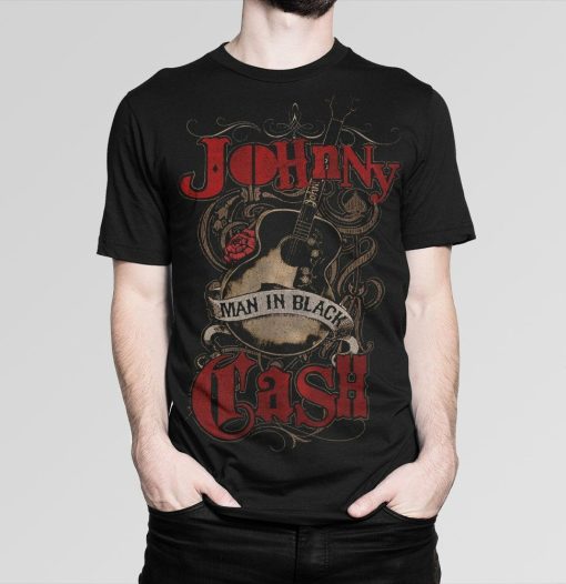 Johnny Cash The Man in Black Vintage T-Shirt