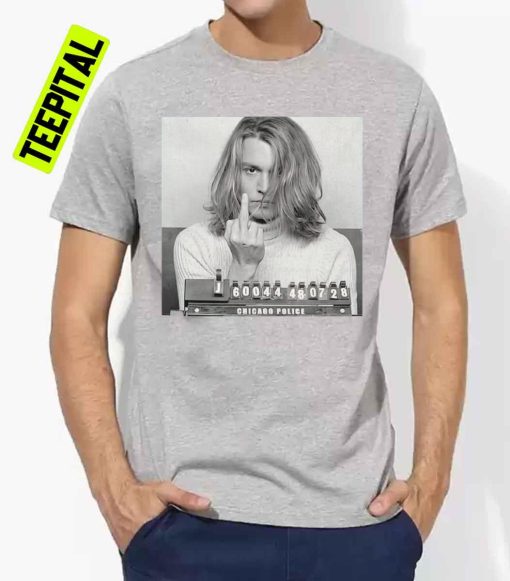 Johnny Depp Mugshot Vintage Unisex T-Shirt