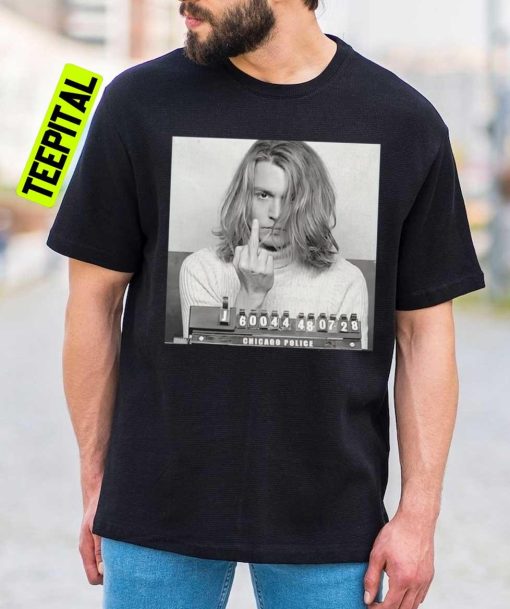 Johnny Depp Mugshot Vintage Unisex T-Shirt