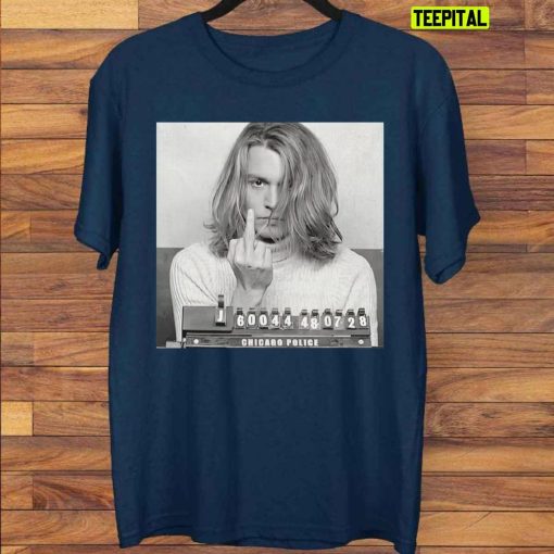 Johnny Depp Mugshot Vintage Unisex T-Shirt