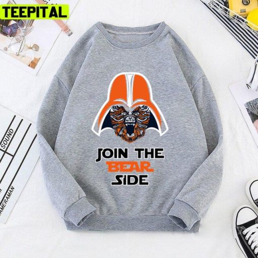 Join The Bear Side Chicago American Football Design Unisex T-Shirt