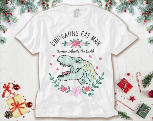 Jurassic Park Dinos Eat Man Women Inherit The Earth T-Shirt