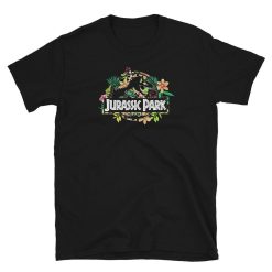 Jurassic Park Floral Short-Sleeve Unisex T-Shirt