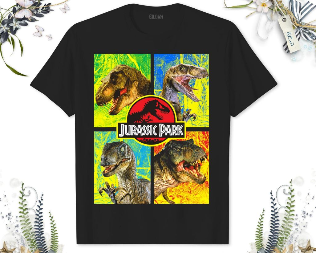 Jurassic Park Jurassic World Dinosaurs Box Up Vintage Funny Shirt ...